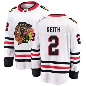 Kinder Chicago Blackhawks Eishockey Trikot Duncan Keith #2 Breakaway Weiß Fanatics Branded Auswärts